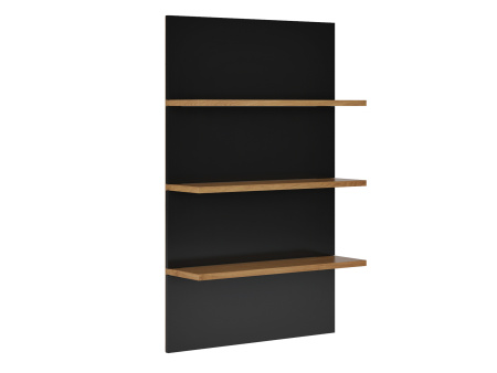 Стеновая панель с полками KYU DM (900х230х1434) (Дуб Кендал)