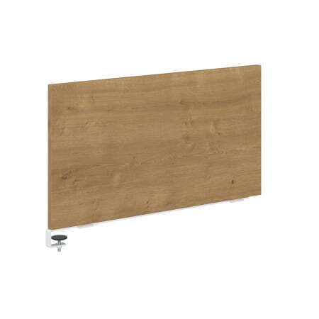 Экран для раб.станции Forta FWBL 6535 647x350x18 (Дуб Гамильтон/Белый премиум)