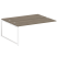 Проходной наборный элемент рабочей станции Metal System Style БО.ПРС-СП-2.5 1800x1475x750 (Дуб Наварра/Серый металл)