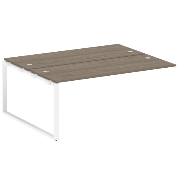 Проходной наборный элемент рабочей станции Metal System Style БО.ПРС-СП-2.5 1800x1475x750 (Вяз/Белый металл)