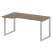 Стол криволинейный левый Metal System Style БО.СА-1 Л 1600x900x750 (Дуб Наварра/Серый металл)