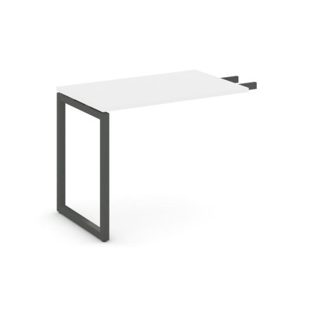 Брифинг-приставка SN-4O.BR-002 (780х600х750) (Белый/Металл Антрацит)