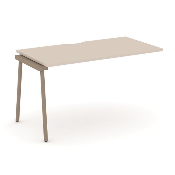 Наборный элемент рабочей станциии ES.1.NRS-3-VP (1380х730х750) (Капучино/Металл Латте)