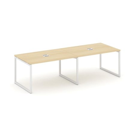 Стол переговорный SN-4O.SPRG-014 (3160х980х750) (Акация Лорка/Металл Белый)