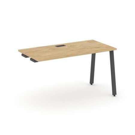 Стол-приставка к опорным элементам SN-6A.OPRS-024 (1580х800х750) (Тиквуд Светлый/Металл Антрацит)