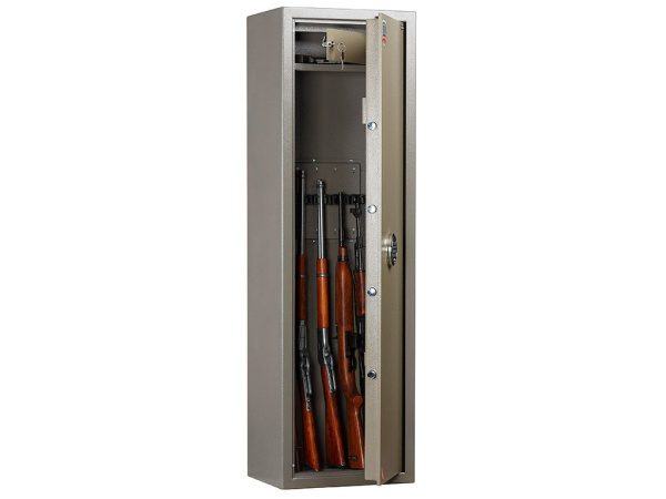 Оружейный сейф VALBERG ИРБИС 5 EL (Светло-серый)