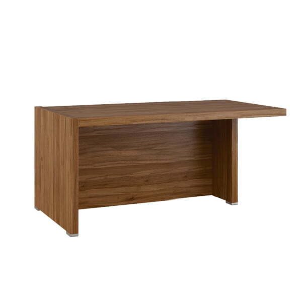 Стол письменный с асимметричными опорами, правый SOL297103 1600x880x750 (Орех Solid)