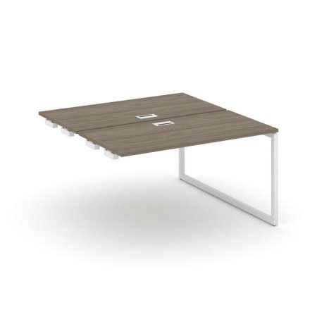 Стол-приставка к опорным элементам SN-4O.DPRS-013 (1380х1432х750) (Вяз Благородный/Металл Белый)