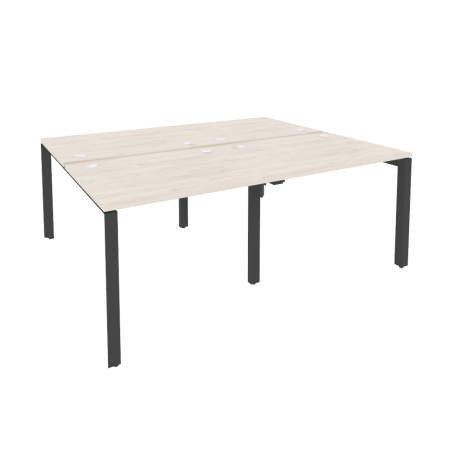 Рабочая станция на П-образном м/к Onix O.MP-D.RS-4.1.8 1960x1635x750 (Денвер Светлый/Черный металл)