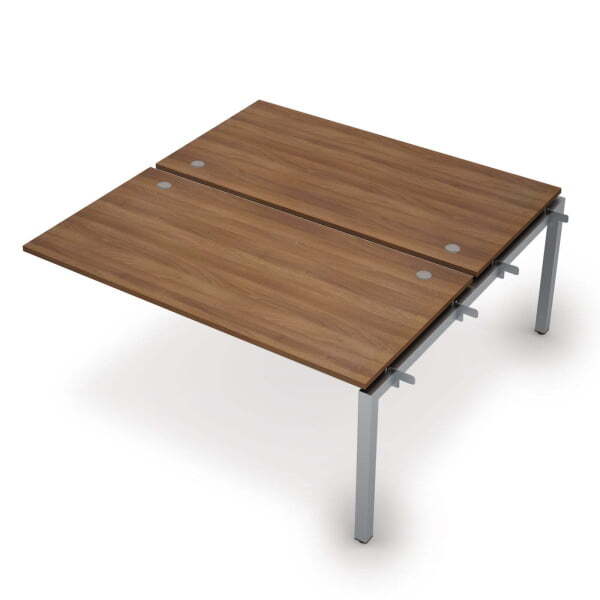 6МБС.5284 Бенч-система на 2 рабочих места, средний модуль (1600x1635x750) (Шамони темный/Алюминий матовый)