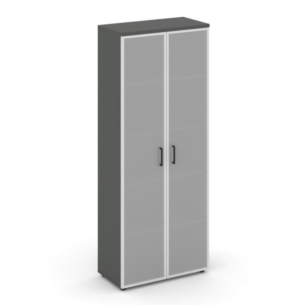 Шкаф высокий широкий SN.STS-109 (796х400х1982) (Антрацит/Сатин)