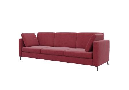 Диван трехместный BRS-3 (Forward 325/Металл Черный)