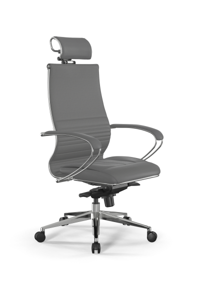 Кресло для руководителя Метта Samurai L2-8K - Infinity /Kc04/Wm06/K2cL/H2cL-3D(M06.B32.G11.W03) (Серый)
