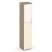 Шкаф высокий узкий левый ES.SU-1.7R (L) I (400х420х1977) (Латте/Сатин/Лакобель ivory)
