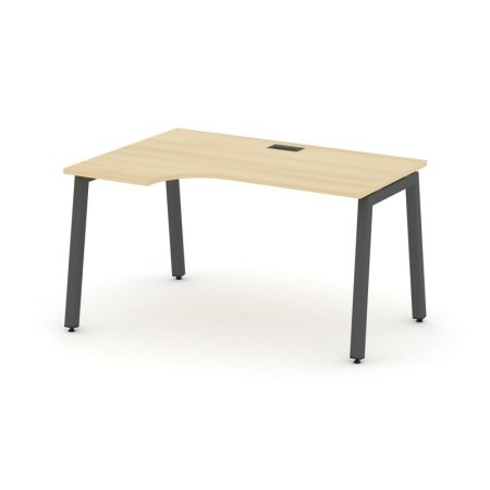 Стол рабочий эргономичный SN-5A.SPA-012(L) (1580х700/980х750) (Акация Лорка/Металл Антрацит)