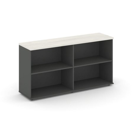 Тумба опорная/приставная SN.TOP-122 (1432х400х750) (Антрацит/Дуб Наварра)