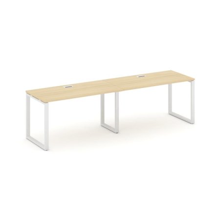 Рабочая станция 1 сторонняя SN-6O.ORS-013 (2760х700х750) (Акация Лорка/Металл Белый)