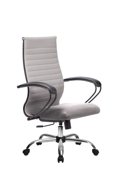 Кресло для руководителя Метта МЕТТА-19(MPRU)/подл.130/осн.003 (Светло-серый)