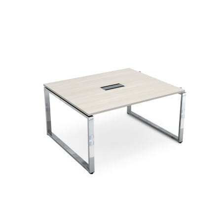 Начальный модуль Бенч-системы для переговорных столов Gloss НСПН-О.928 1600x1200x750 (IvoryХром)