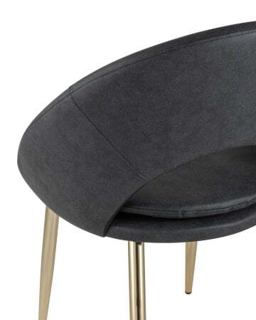 Стул Кензи экокожа темно-серый (Стул Кензи темно-серый)