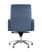 Кресло руководителя Лансет микровелюр темно-синий (Компьютерное кресло Лансет темно-синий)