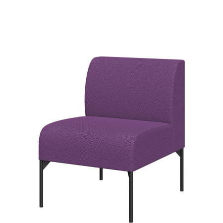 Диван Бридж. Модуль 1-местный. (Модуль 1-местный sweet_rose_violet)