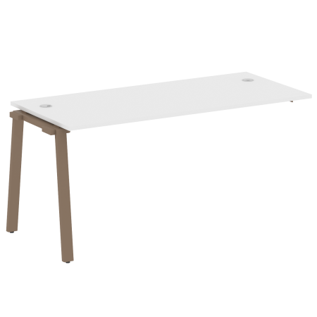 Проходной наборный элемент рабочей станции Metal System Style БА.ПРС-СП-1.4 1600x720x750 (Белый/Мокко металл)