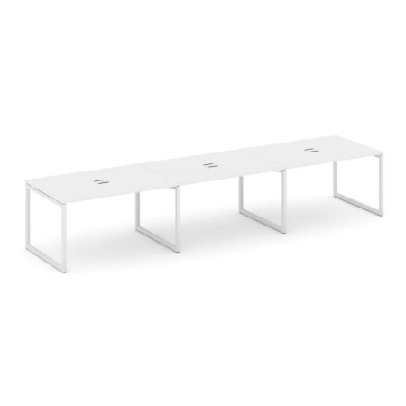 Стол переговорный SN-4O.SPRG-024 (4740х980х750) (Белый/Металл Белый)