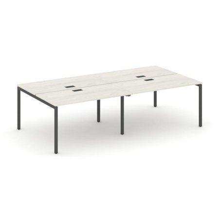 Рабочая станция 2-х сторонняя SN-4P.DRS-032 (2360х1232х750) (Дуб Наварра/Металл Антрацит)