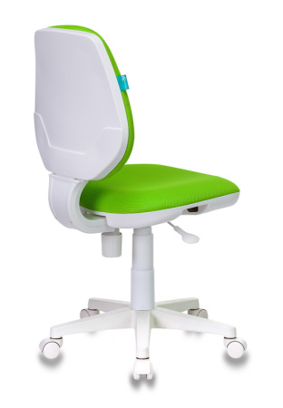 Кресло детское CH-W213 салатовый TW-18 крестов. пластик пластик белый (Салатовый)