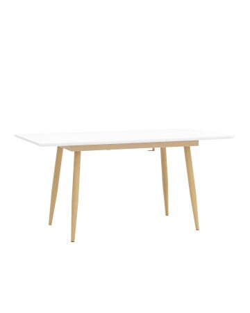 Стол обеденный Стокгольм раскладной 120-160*80 белый (Стол обеденный Стокгольм белый)