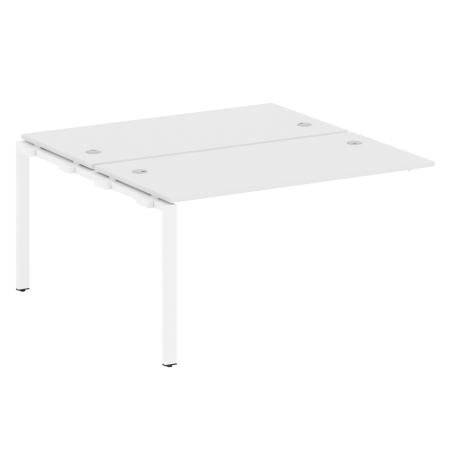 Проходной наборный элемент рабочей станции Metal System Style БП.ПРС-СП-2.3 1400x1475x750 (Белый/Белый металл)