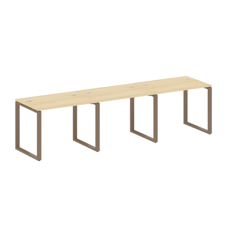 Рабочая станция Metal System Style БО.СМ-3.1 3000x720x750 (Акация/Мокко металл)