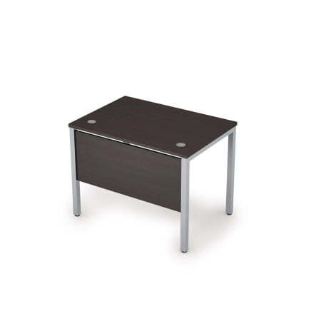 6МД.007 Стол рабочий (1000x700x750) (Венге/Алюминий матовый)