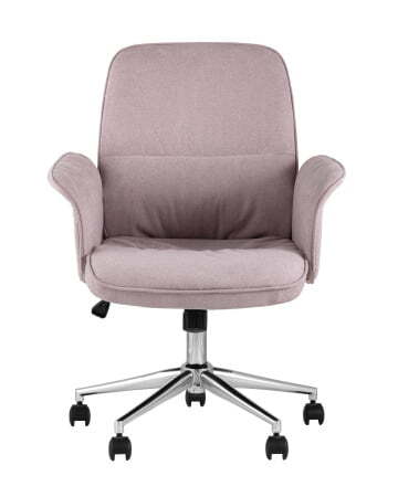 Стул офисный Simona розовый (Офисное кресло Simona розовый)