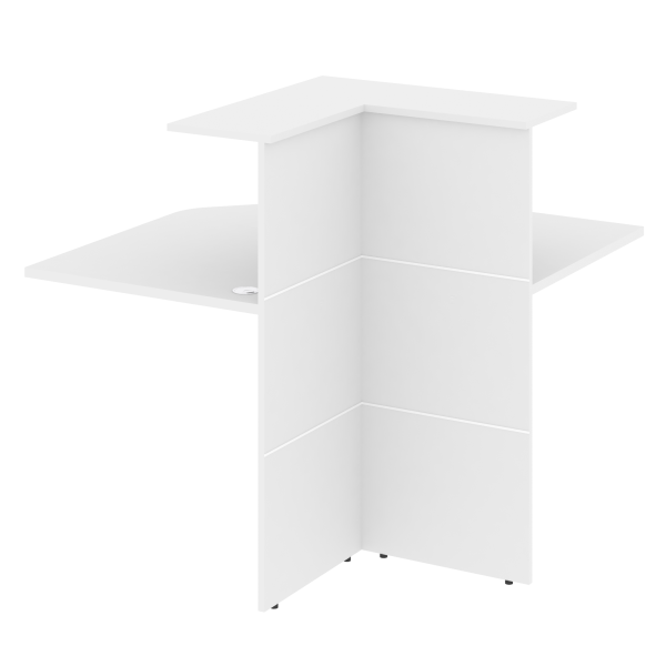 Модуль угловой внутренний высокий правый Onix О.R-MU.VNUR 1195x1195x1160 (Белый Бриллиант)