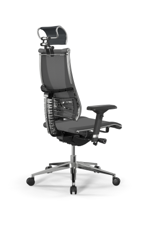 Кресло для руководителя Метта Y 3DE B2-14D - YM93+Infinity /Kc09/Nc09/D04P/H2cL-3D(M26.B32.G25.W03) (Серый | Темно-серый)