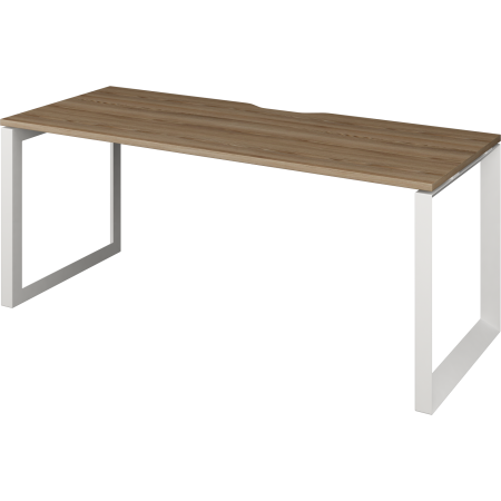 Стол на металлокаркасе Аргентум-МП НТМП.О-200 2000x730x750 (Дуб сафари/Белый)