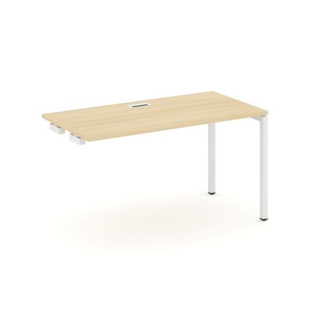 Стол-приставка к опорным элементам SN-4P.OPRS-013 (1380х700х750) (Акация Лорка/Металл Белый)