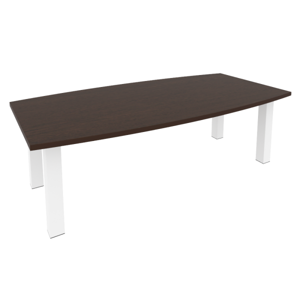 Стол переговоров с опорами First KPRG-1 2400x1200x750 (Венге)