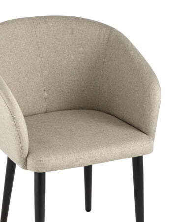 Кресло Ральф рогожка бежевый (Стул-кресло Ральф бежевый)