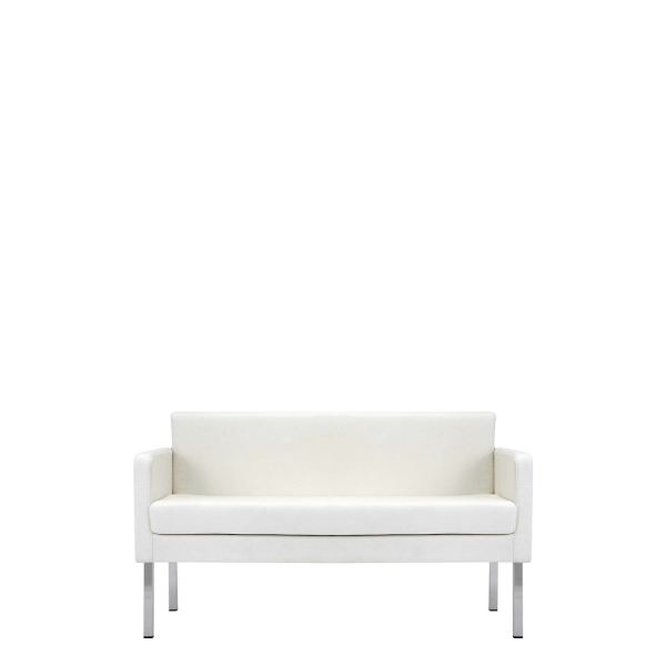 Диван офисный Диво (М-50) 2-х местный (Белый)