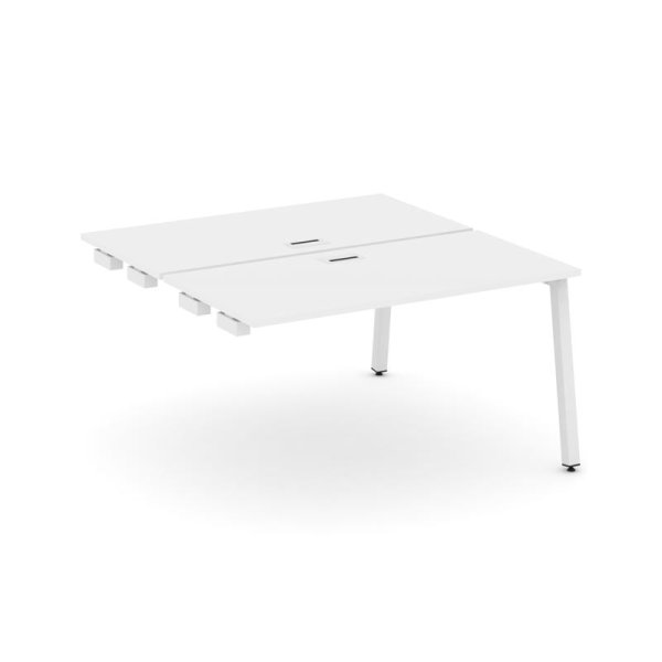 Стол-приставка к опорным элементам SN-5A.DPRS-024 (1580х1632х750) (Белый/Металл Белый)