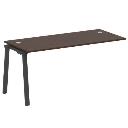 Проходной наборный элемент рабочей станции Metal System Style БА.ПРС-СП-1.4 1600x720x750 (Венге Цаво/Антрацит металл)