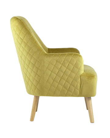 Кресло Хантер велюр горчичный (Стул-кресло Хантер горчичный)