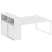 Рабочая станция с шкафом-купе на О-образном м/к Metal System Style БО.РС-СШК-2.5 Т 2210x1475x1098 (Дуб наварра/Серый металл)