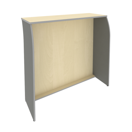 Стойка прямая 1200 Riva А.РС-2 1244x506x1150 (Клен-Металлик)