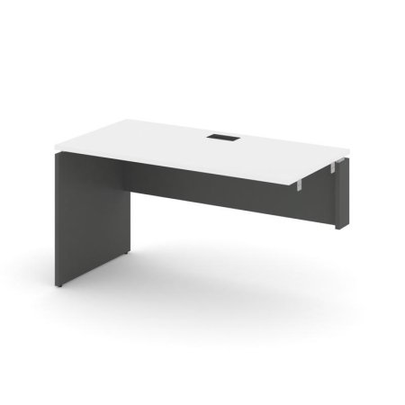 Стол-приставка к опорным элементам SN-D.OPRS-013(R) (1380х700х750) (Белый/Антрацит)