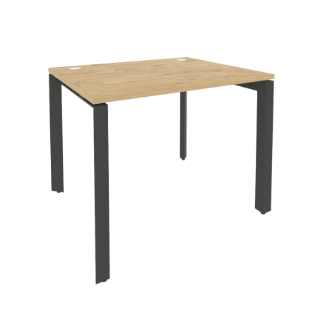 Стол рабочий на П-образном м/к Onix O.MP-SP-1.8 980x800x750 (Тиквуд Светлый/Черный металл)
