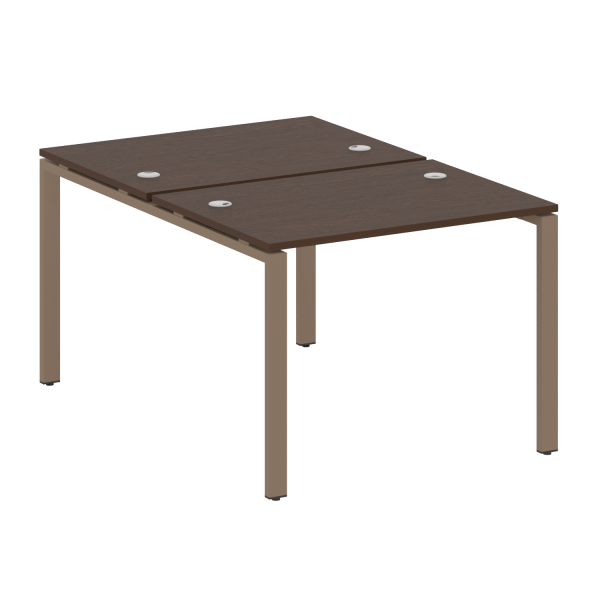 Рабочая станция Metal System Style БП.РАС-СП-2.1 1000x1475x750 (Венге Цаво/Мокко металл)